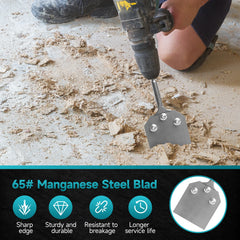 SDS-Plus Rotary Demolition Hammers And Hammer Drills 100*250mm Alloy Steel 4 Inch Wide Blade Chisel Rotary Hammers Parts