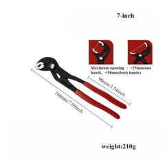 7 10 12 Inch Quick Adjust V Jaw Tongue Groove Pliers Universal Plumbing Pliers Water Pump Pliers for Plumbing Work