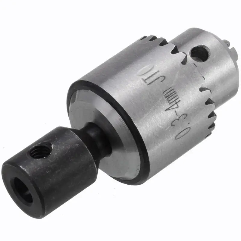 Electric Drill Chuck 0.3-4mm JT0 Taper with 5mm Motor Shaft Coupling Rod for Use with Various Power and Drills