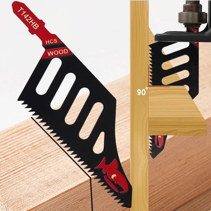 Jigsaw Blades Set T-Shank Wood Aluminum Assorted Jig Saw Blades For Wood Plastic And Metal Cutting Tools Scroll Cut Saws Blades