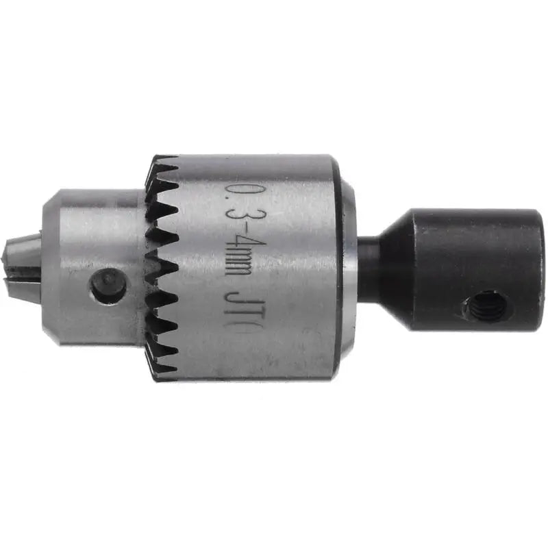 Electric Drill Chuck 0.3-4mm JT0 Taper with 5mm Motor Shaft Coupling Rod for Use with Various Power and Drills