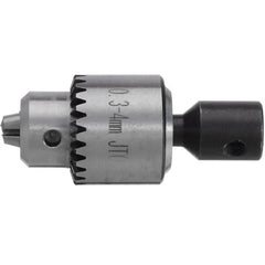 Electric Drill Chuck 0.3-4mm JT0 Taper with 5mm Motor Shaft Coupling Rod for Use with Various Power and Drills
