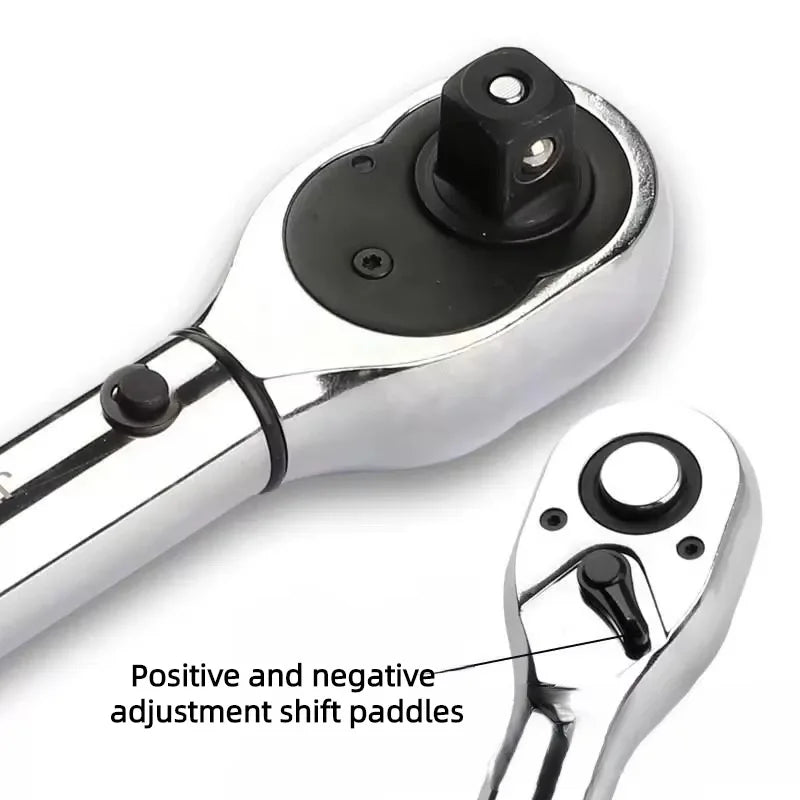 3/8 Inch Digital Torque Wrench 10-60Nm Automotive Ratchet Socket Spanner Precision ±3% Mechanical Workshop Tool for Car Repair