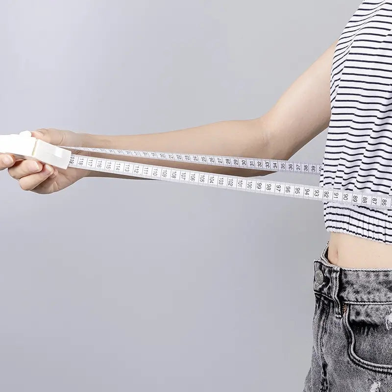 Automatic Telescopic Tape Measure Body Measuring Tape Sewing Ruler Tools Centimeter Tapes For Body Meter Measure White Tools