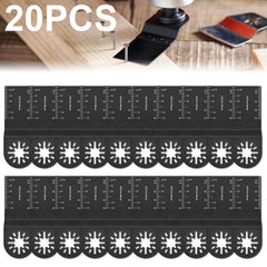 20PCS Multi Tool Blades Oscillating Saw Blade Multi-Function Saw Blade Renovator Multi Cutter Blade For Wood Plastic Metal Cutti