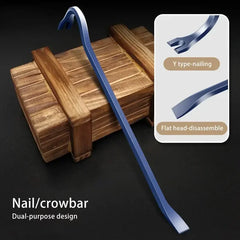 Heavy Duty Nail Puller Crowbar for Wooden Box Staple Remover Pry Bar Strike Cap Chisel Car Repair Tool Removal Hand Tools