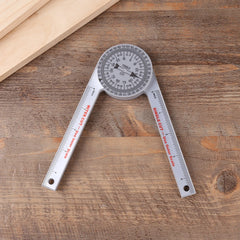 Miter Saw Protractor High Precision 360° Horizontal Angle Finder Woodworking Cutting Positioner for Carpenters Plumbers