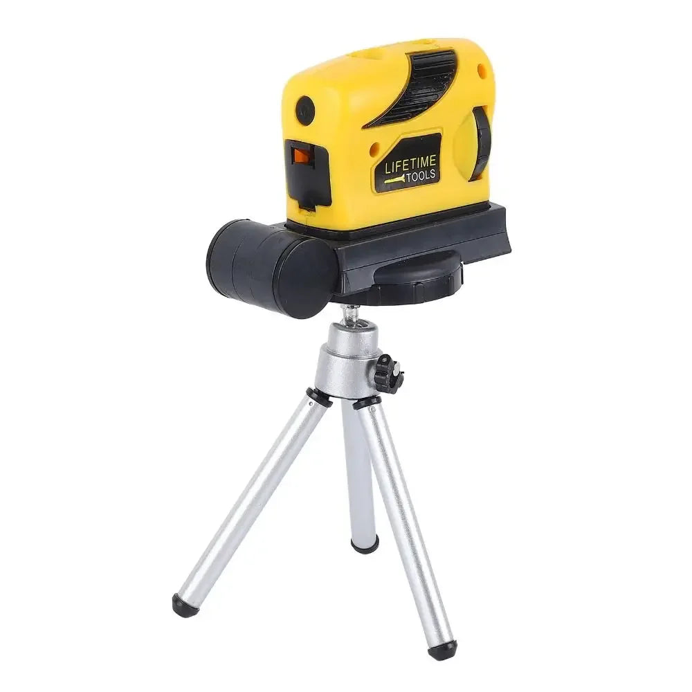 Laser Level with Tripod Point/Line/Cross Measuring Laser Ruler 360 Degrees Adjustable Horizontal Vertical Line Infrared