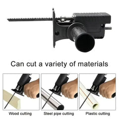 Reciprocating Saw Adapter Electric Drill To Electric Saw for Wood Metal Cutting Tool with Saw Blade for Wood Metal Cutting