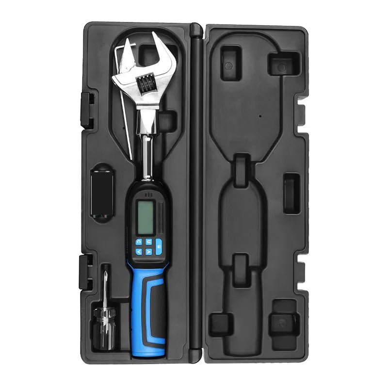 Accurate to ±2% Digital Torque Wrench 6.8-135N.m Electronic Preset Torque Ratchet Wrench With Buzzer LED Flash Notification