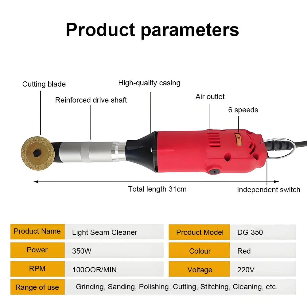 Electric Elbow Grinder Electric Die Grinder Polisher High Speed Rotary Tool for Metal Polishing, Wood Carving, DIY Craft Project