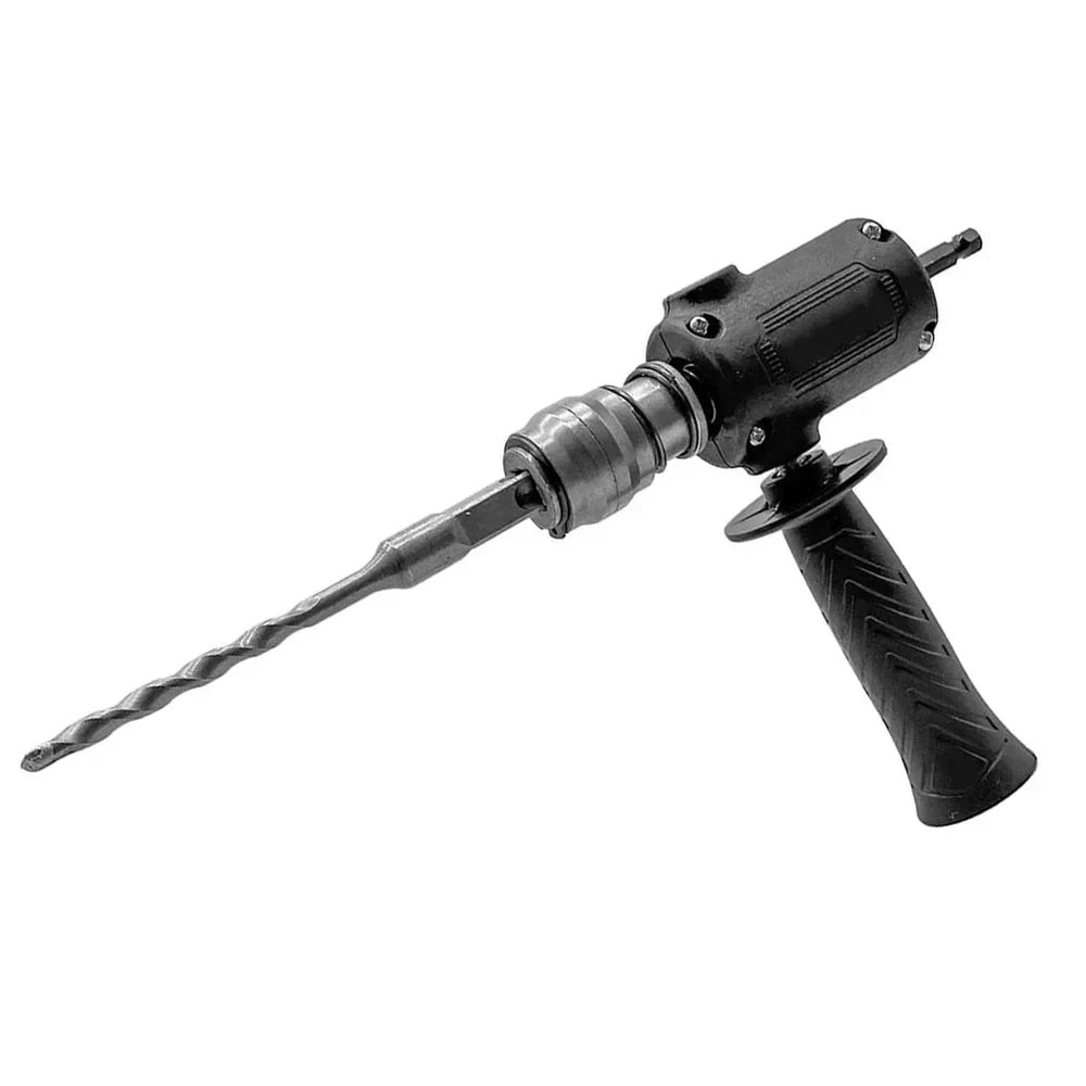 Electric Drill To Hammer Adapter Metal For Hand Electric Drill To Hammer Drill Conversion Head With Drill Bit