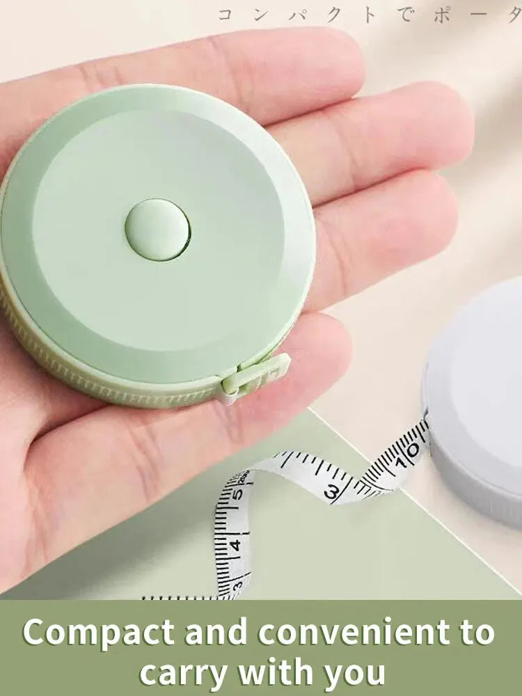 Mini Tape Measure Retractable Body Measurement Tape Measuring Ruler Double Scales Metric Meter Ruler Tailor Craft Measuring Tool