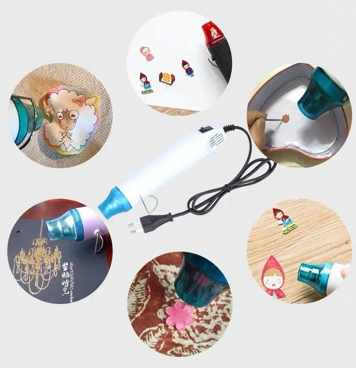 Hot Air Gun 220V/110V Heat Gun for DIY Crafts Candle Making Supplies Wax Melting Tools