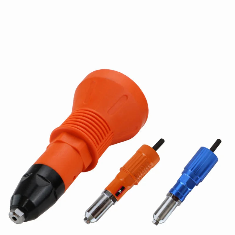 Electric riveting gun, riveting gun, riveting machine, fully automatic conversion head, core pulling and riveting machine