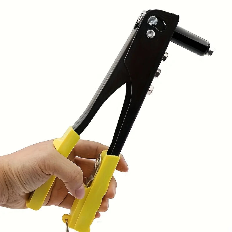 Heavy Duty Riveter Set Pop Rivet Gun with 120 Nails Blind Rivets Assortment Kit Hand Tools Rivet Nut Tool for DIY Projects