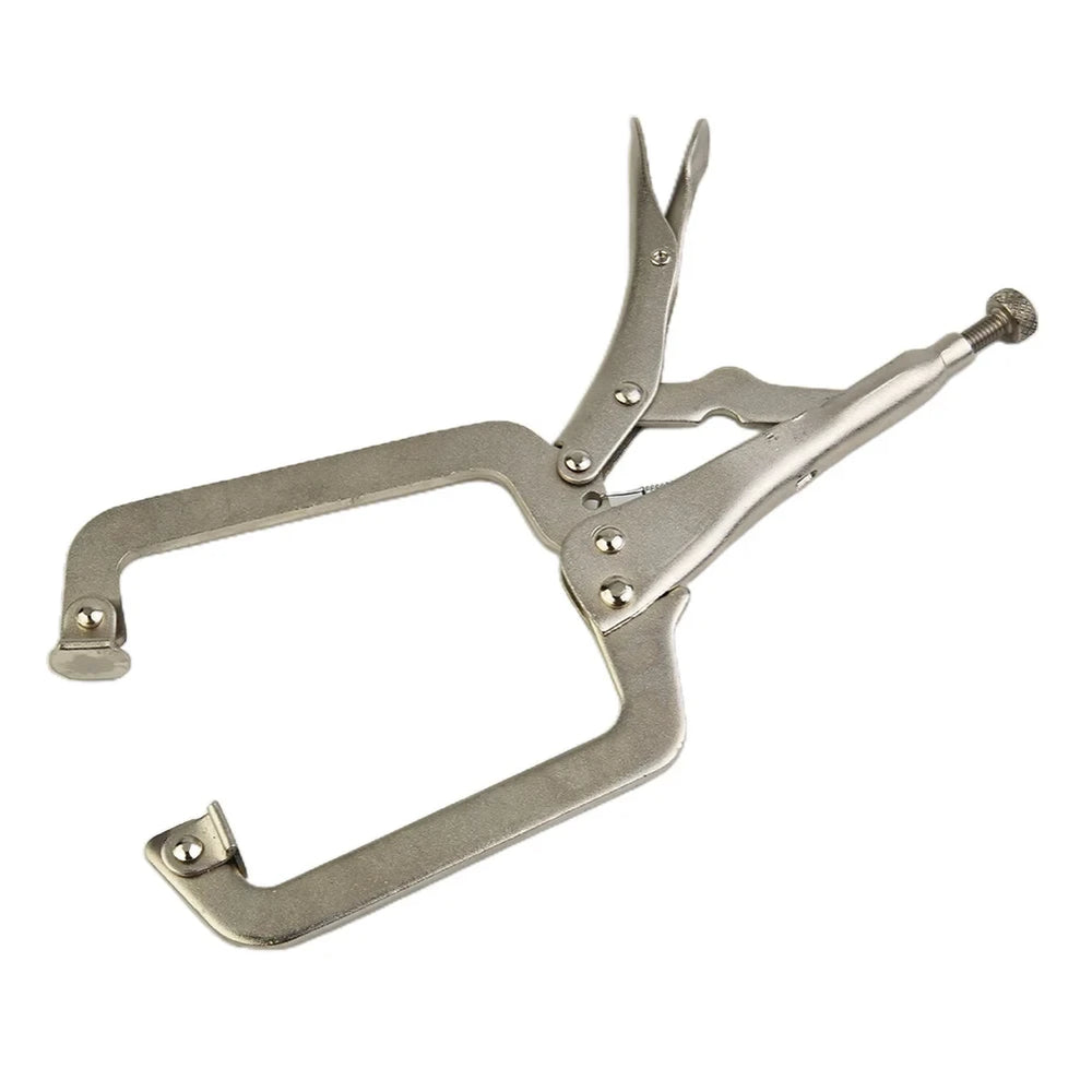 9 Inch Steel C Clamp with Locking Vise Grip for Welding Pliers Wood Tenon Locator Tool Metalworking and Woodworking Hand Tools
