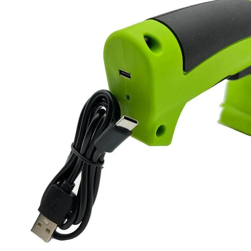 2 in 1 Cordless Electric Hedge Trimmer Rechargeable Handheld Household Lawn Shrub Weeding Pruning Mower Garden Tools Hedge Shear