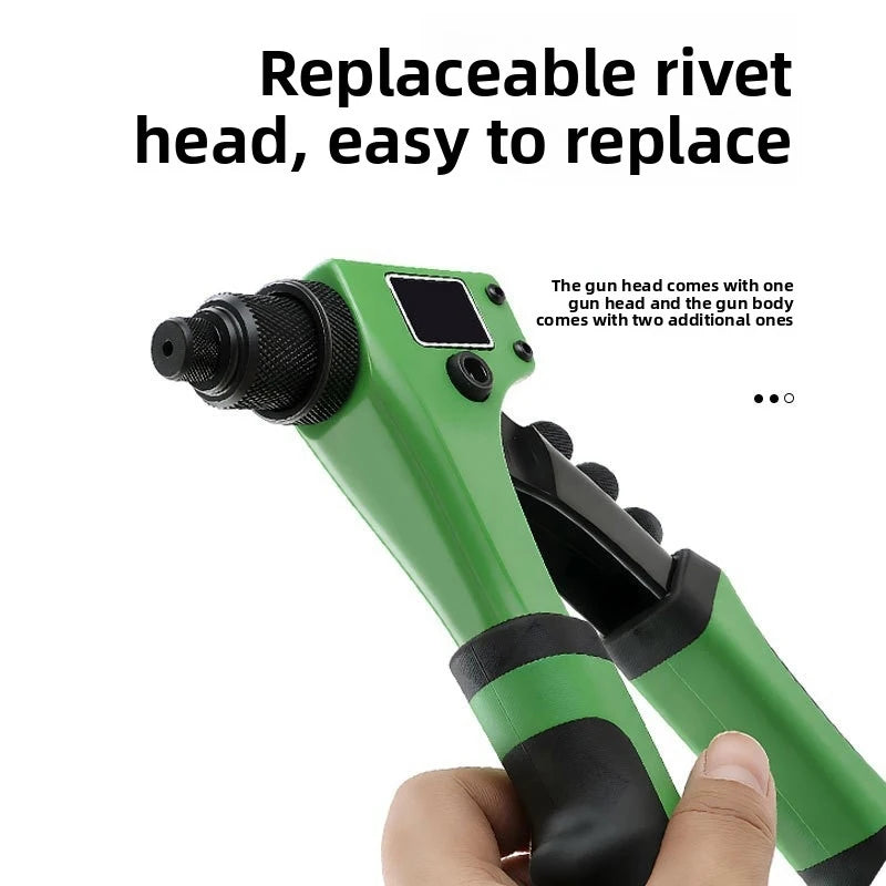 Rivet gun, double handle riveting gun, dynamic core pulling and willow pulling gun, rivet gun, cap pulling gun, rivet gun tool