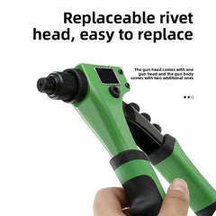 Rivet gun, double handle riveting gun, dynamic core pulling and willow pulling gun, rivet gun, cap pulling gun, rivet gun tool