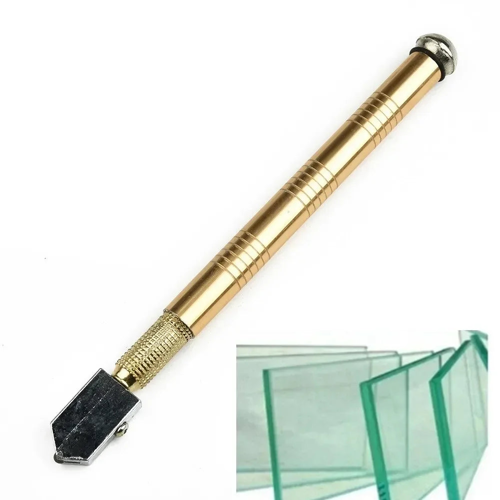 Easy to use and carry 1pc Glass Cutter Diamond Cutter 175mm Anti-Skid Handle Cutting Tool For Glass Diamonds And Minerals