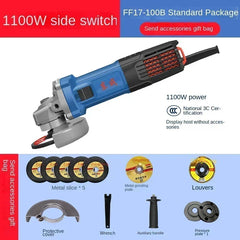 220V High Power Angle Grinder Versatile Polisher Grinding Tool 2000W