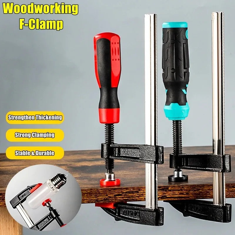F Clamp Quick Grip Bar Clamp Quick Release High-Strength Woodworking Metal Fixing Clamp DIY Carpentry Clamps Hand Tools