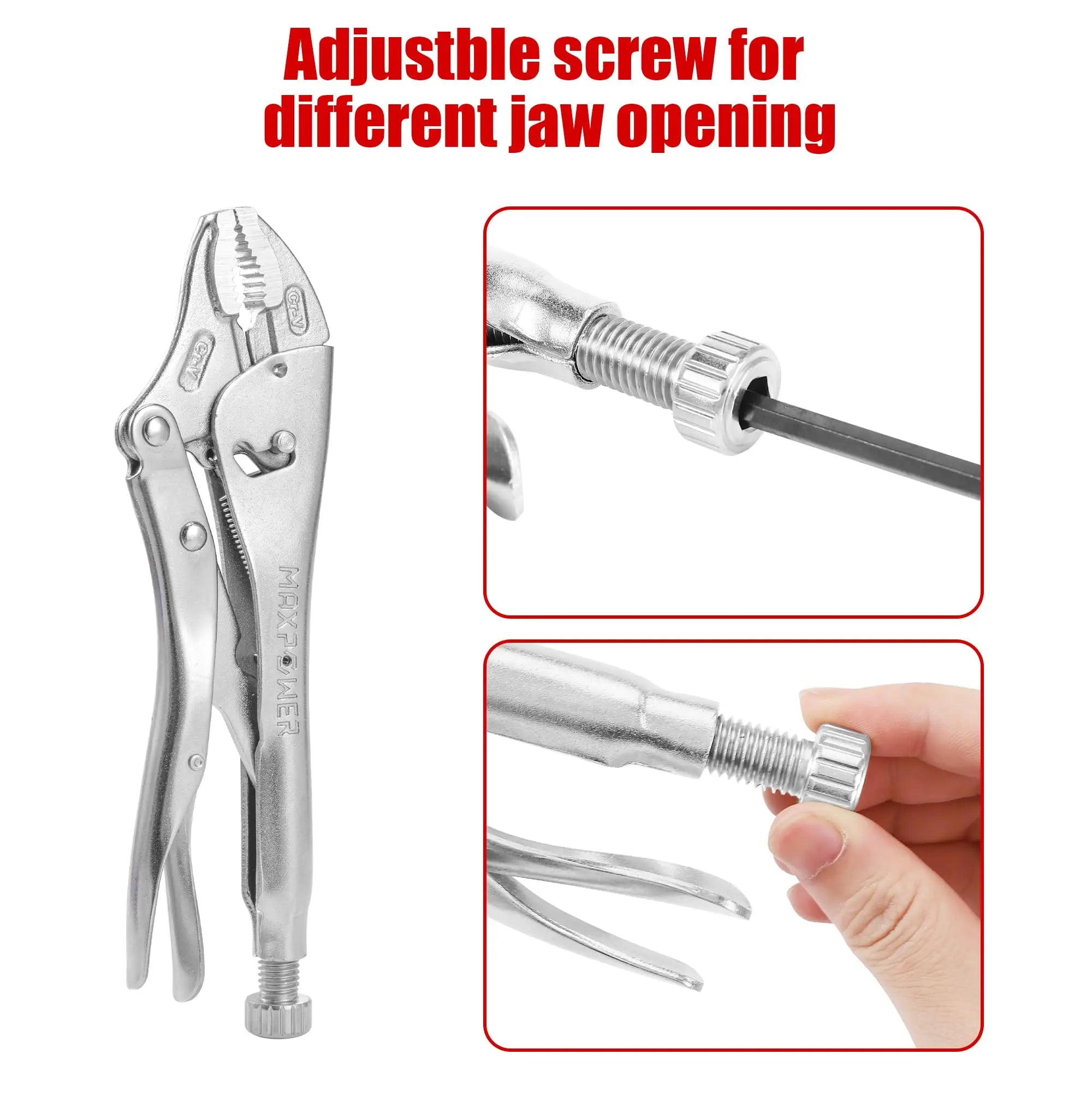 Powerful Pliers, Multifunctional Pressure Pliers, Heavy-duty Tools, Industrial Grade Fixed Circular Mouth Force Wrench, C- type