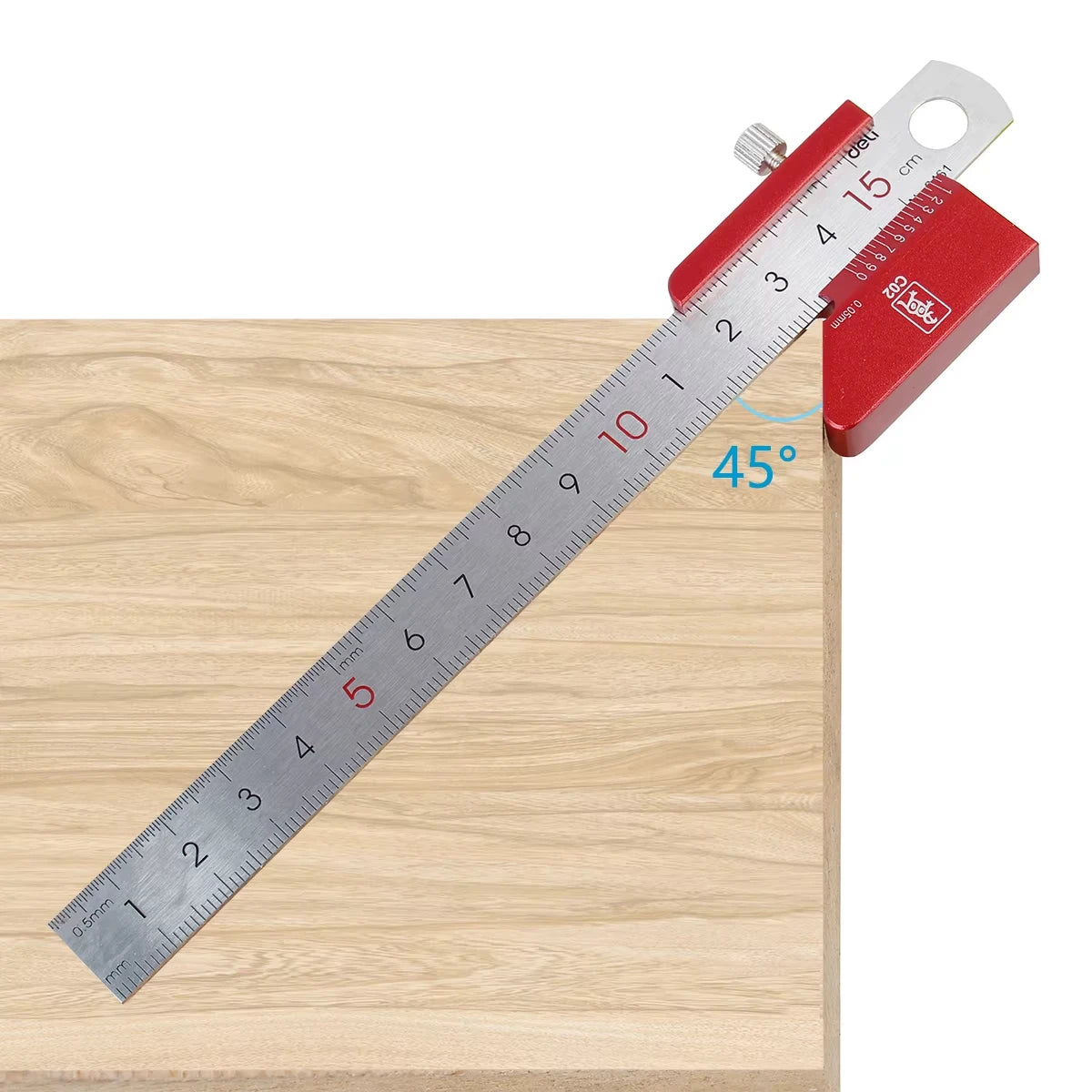 Center Finder Line Gauge Square Center Scribe Carpenter Ruler 45 Degrees Angle Line Caliber Marking Ruler Measuring Scribe Tools