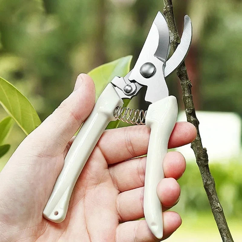 Garden Shears Pruning Scissors Gardening Tools Pruners for Flower Bushes Fruit Tree Plant Clippers for Florist Yard and Orchard