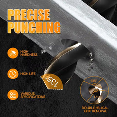 Twist Drill Bit Set HSS Cobalt Wood Metal Hole Cutter Core Drilling Hex Shank Drill Bits Woodworking Power Tools Accessories