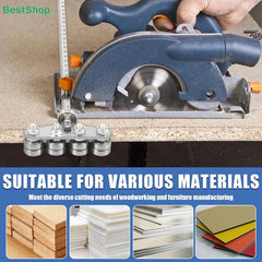 ♣Circular Saw Edge Guide with Roller Bearing, Precision Cutting Guide Tool for Circular Saw & Straight Cuts