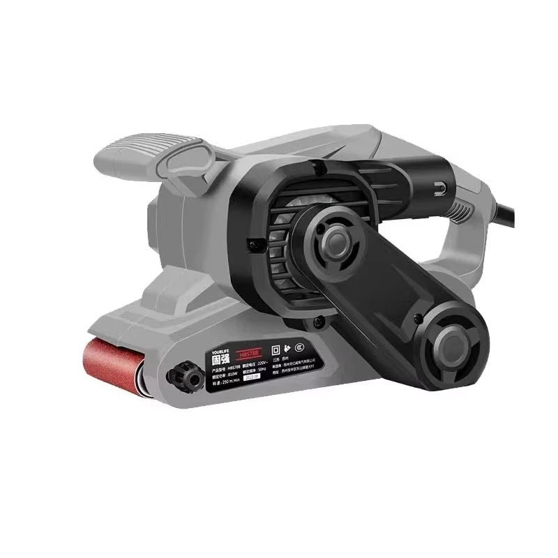 Electric Belt Sander Woodworking Tool Variable Speed Power Sander Copper Motor Grinder Carpenter Polishing Grinding Machine