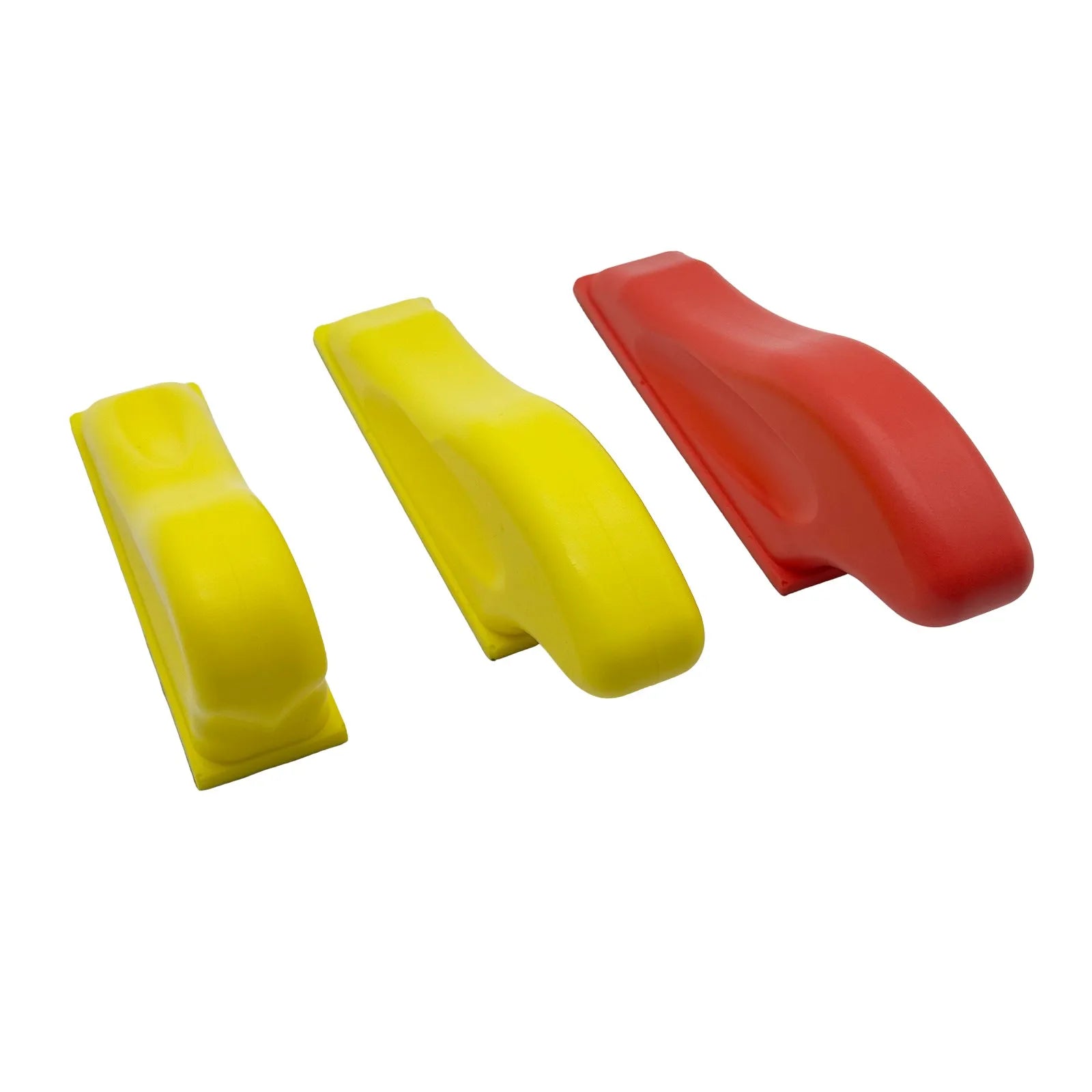 Hand Sanding Block 25 x 90mm PU Sander Sandpaper Holder Abrasive Tool Polishing Hook & Loop Discs Abrasive