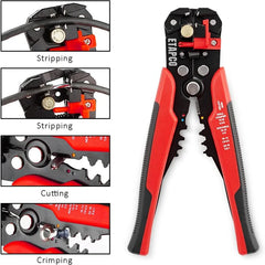 Self Adjusting Wire Stripper Tool, with Wire Crimper and Wire Cutters, Automatic Wire Stripper, wire stripper and crimping tool