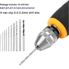 Hand Drill Set Woodworking Drilling Tools Mini Hand Drill Tool Portable Tool Set For Models Hobby DIY Jewelry Craft Hand tools