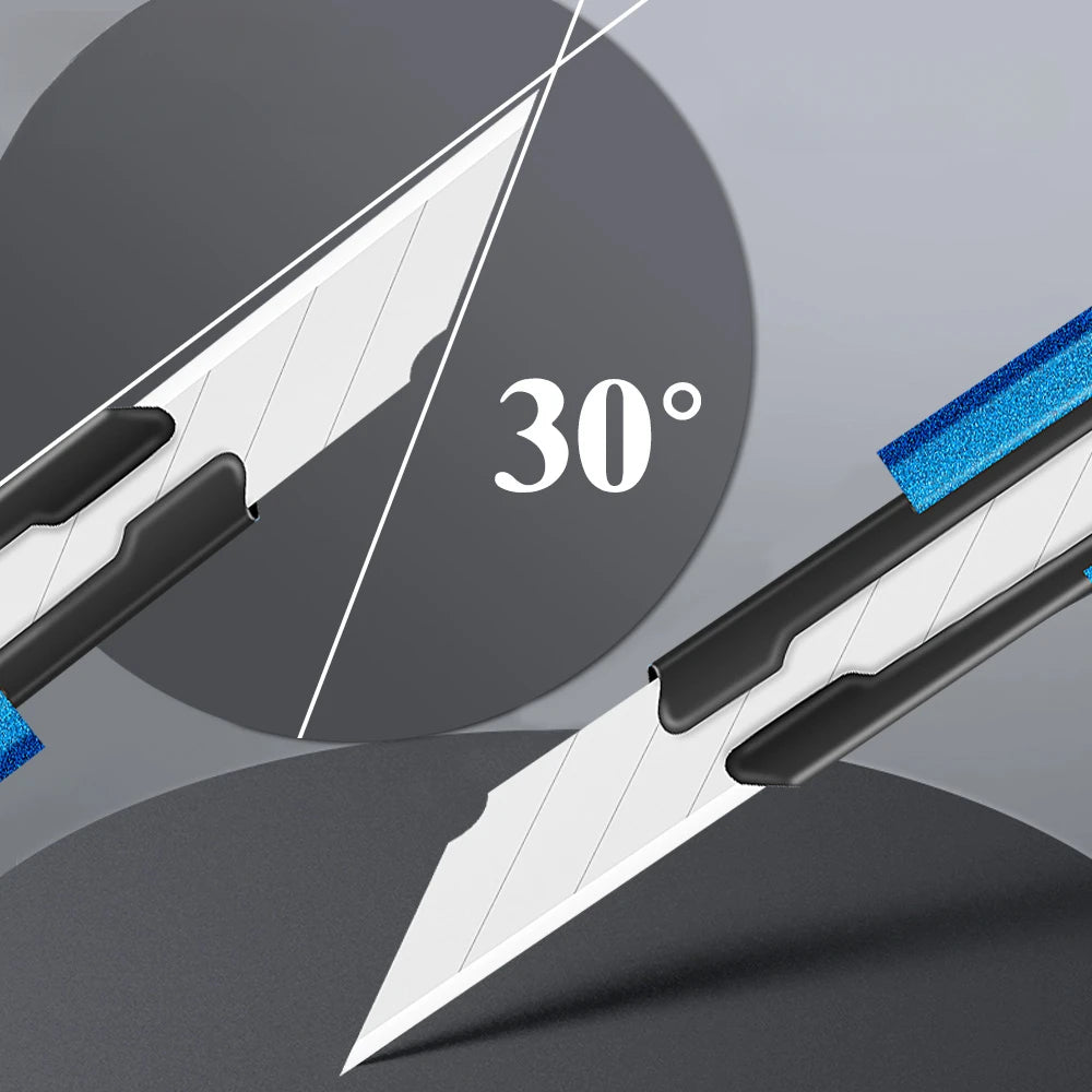 1 PC Utility Knife Box Cutter - Retractable Utility Knife with Snap-off Blade - Office Stationery & School Supplies.