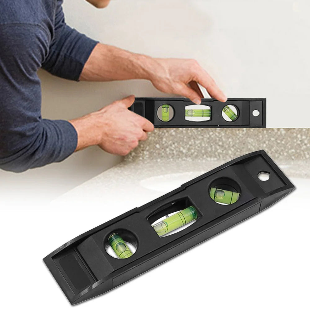 Magnetic Spirit- Level 6 Inch Small Torpedo Lightweight Pocket Brick Levels Bubble Tube Magnet Bubble Carpentry Tool Accessories