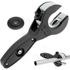 Ratchet Pipe Cutter Hand Tool Cuts Copper Aluminum Iron Stainless Steel PPR PE Pipes for Plumbing Repair and DIY Projects