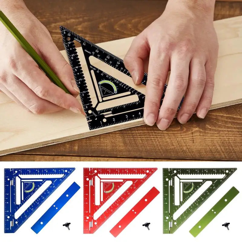 Innovative Rafter Square Tool Multi-purpose Carpentry Squares Right Angle Ruler Rafter Square  Woodworking Measurement Tool
