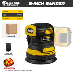 Brushless Electric Random Orbital Sander Polisher Dewalt 20v
